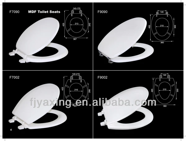 Soft close hinges for toilet seat
