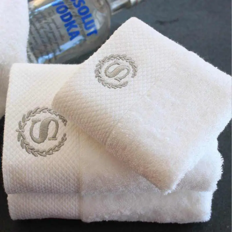 Aiqi Factory Custom Made 50x100 Super Soft Bath Towel Set 100% Cotton 500 GSM Super Water Absorbent for Home Hotel Spa Etc