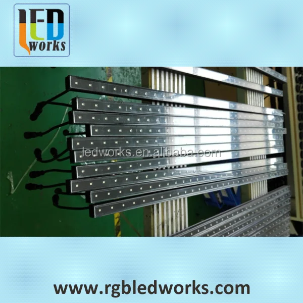 DMX Artnet ws2811 5050 rgb digital tube led rigid bar