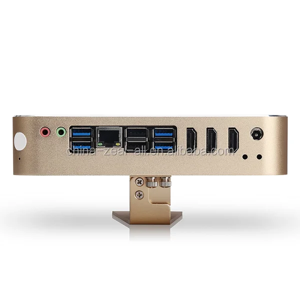 Fanless Core i7/Core i5/Core i3 Processor Mini PC Support 1080P/H110/3D Play