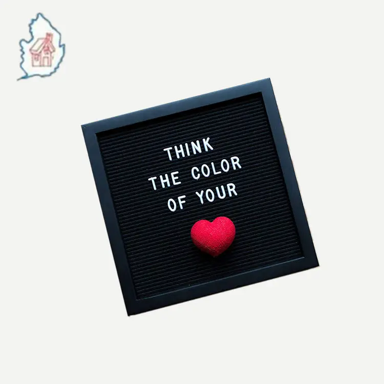 
Felt Letter Board set 10x10 Felt Message Board with Letter 