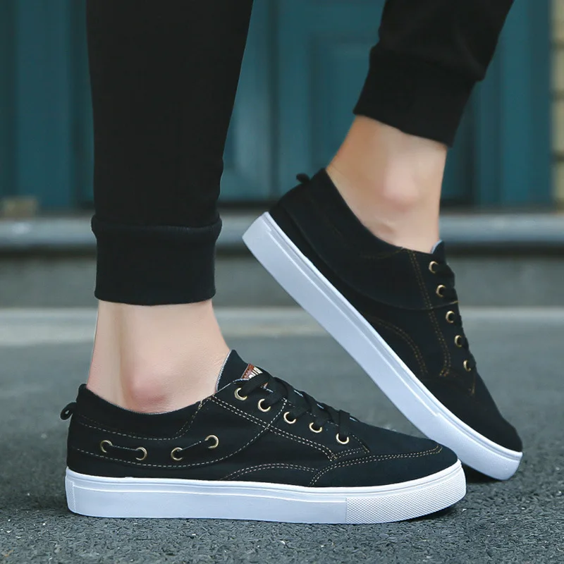 2018 Wholesale Factory Price Blank Men Canvas Casual Shoes