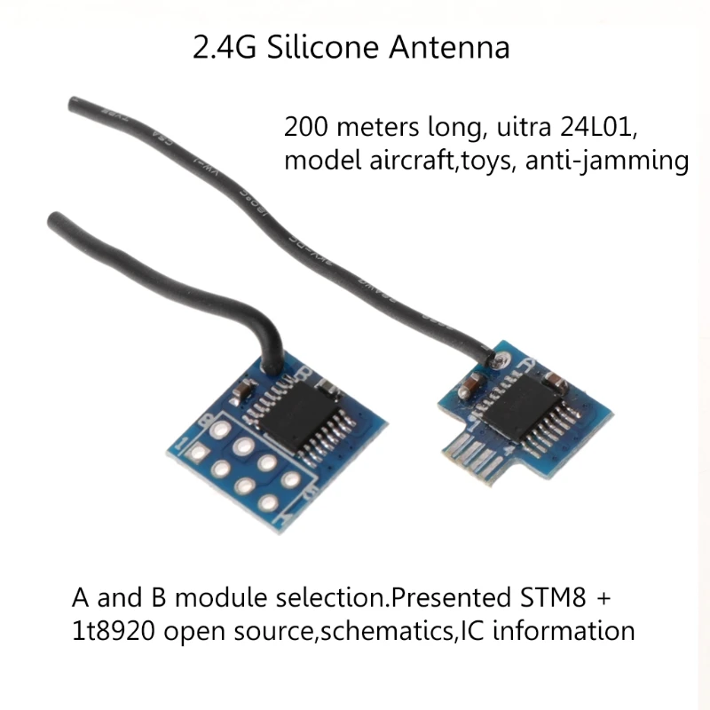 XY-WA/ XY-WB PCB Solder 2.4G 3.3V Wireless Transceiver Module Replace NRF24L01+