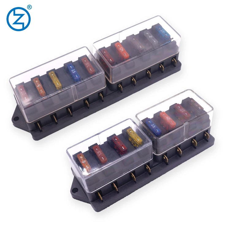 ATM ATT 20A 25A 30A 8 10 ways car vehicle auto automotive blade fuse holder block blade fuse relay box