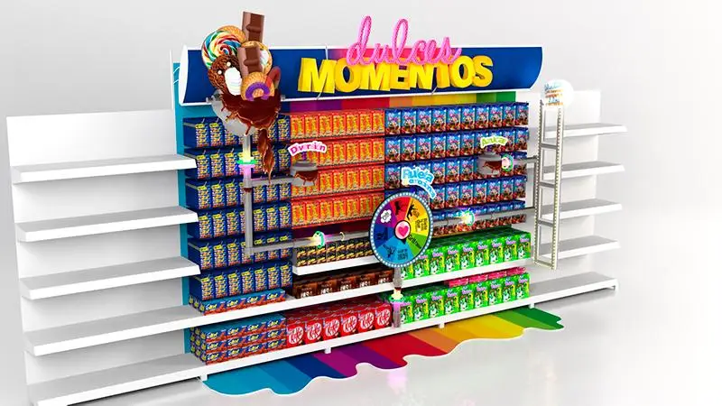 
Accessories Stationery Store Display Storage Metal Rack Gondola Shelf 