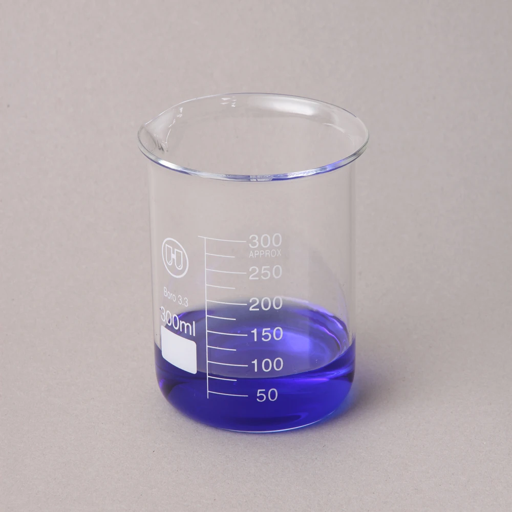
150ML Laboratory low form glass Measuring beaker supplier 