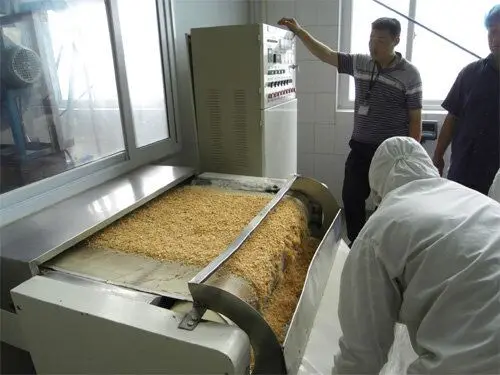 Сушилка для микроволновых конвейеров типа Дегидратор для раковины креветок