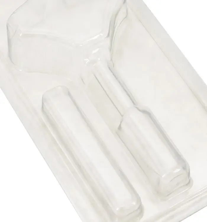 Custom PETG Syringes Disposable clear Blister Packaging Clamshell PET