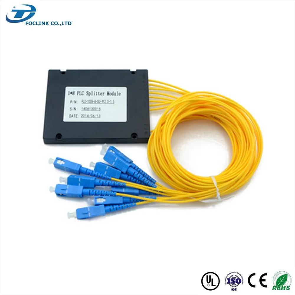 fiber optic splitter 1:8 1:4 1:2 1:16 1:32 1:64 price