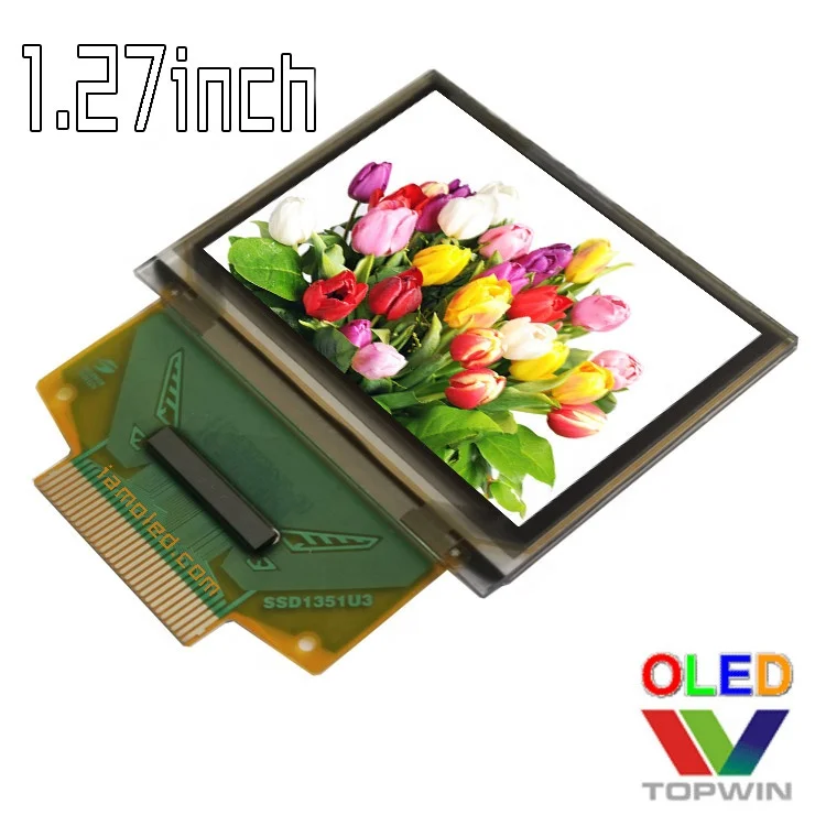 1,27 '1,27 дюймов 1,27 1,3 дюйма 128x96 пикселей 30 pin полный цветной oled-дисплей Тип разъема UG-2896GDEAF11 параллельный порт, 3/железо добывающей промышленности 4-провод SPI