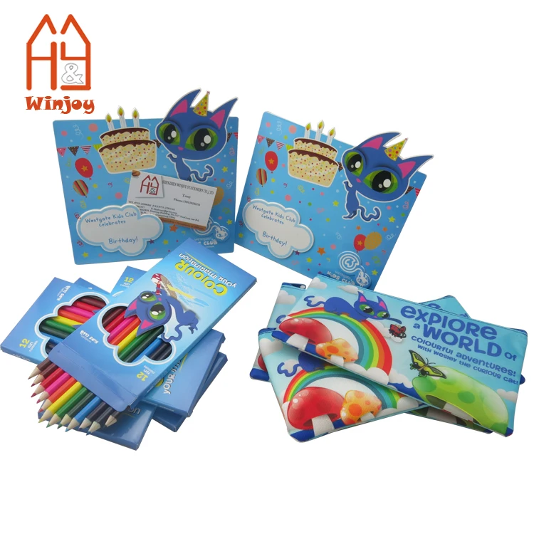 
Shenzhen wholesale office supply/school supply/school stationery set for kids with custom ballpoint pen pencil set 