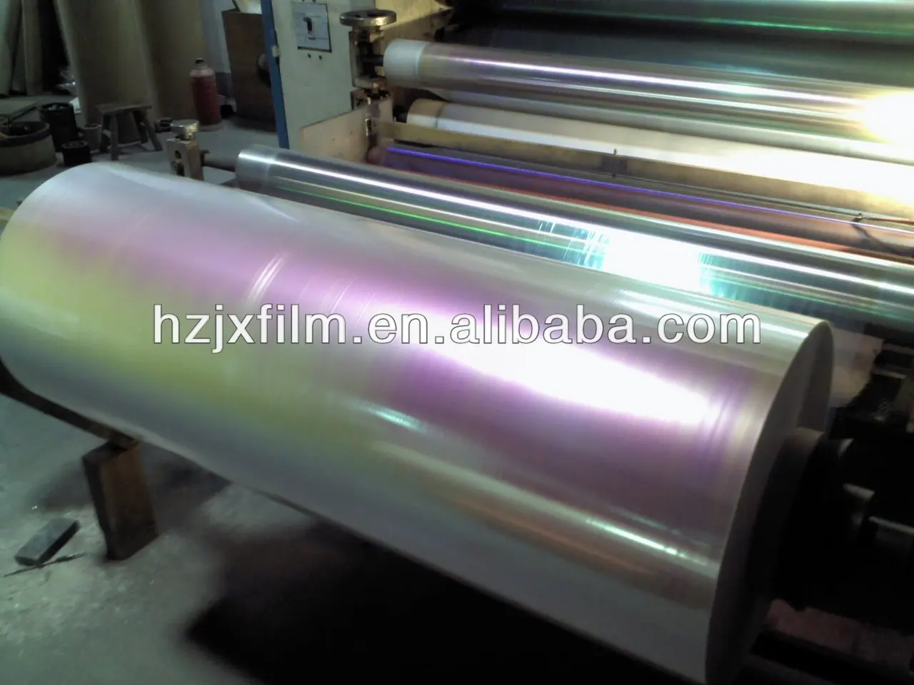 pet film rolls/ pet rainbow film iridescent film magical film/rainbow pet film