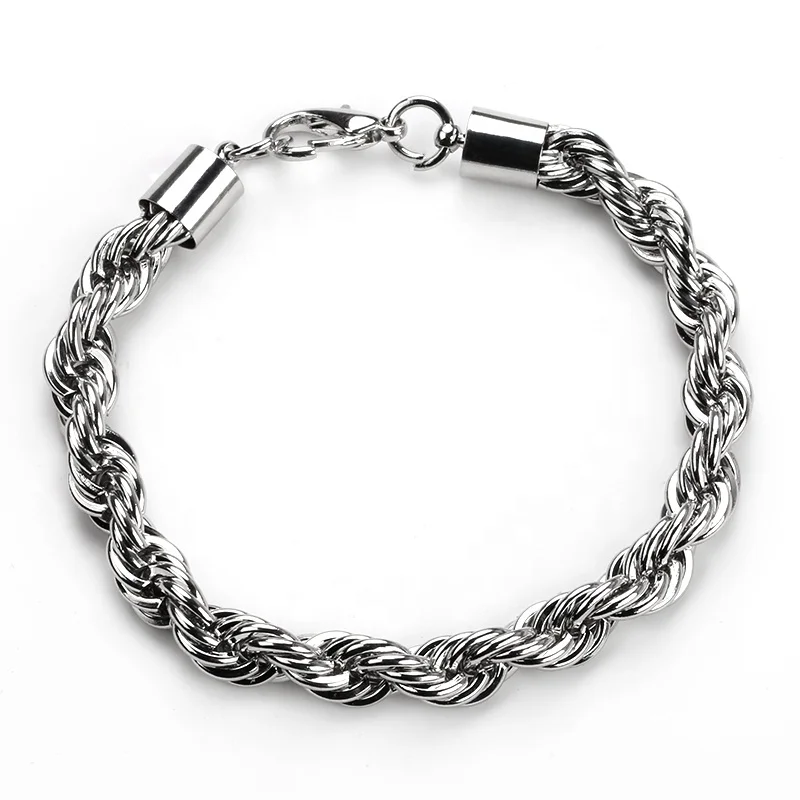 Hand-Forged Braided Pure Iron Bracelet