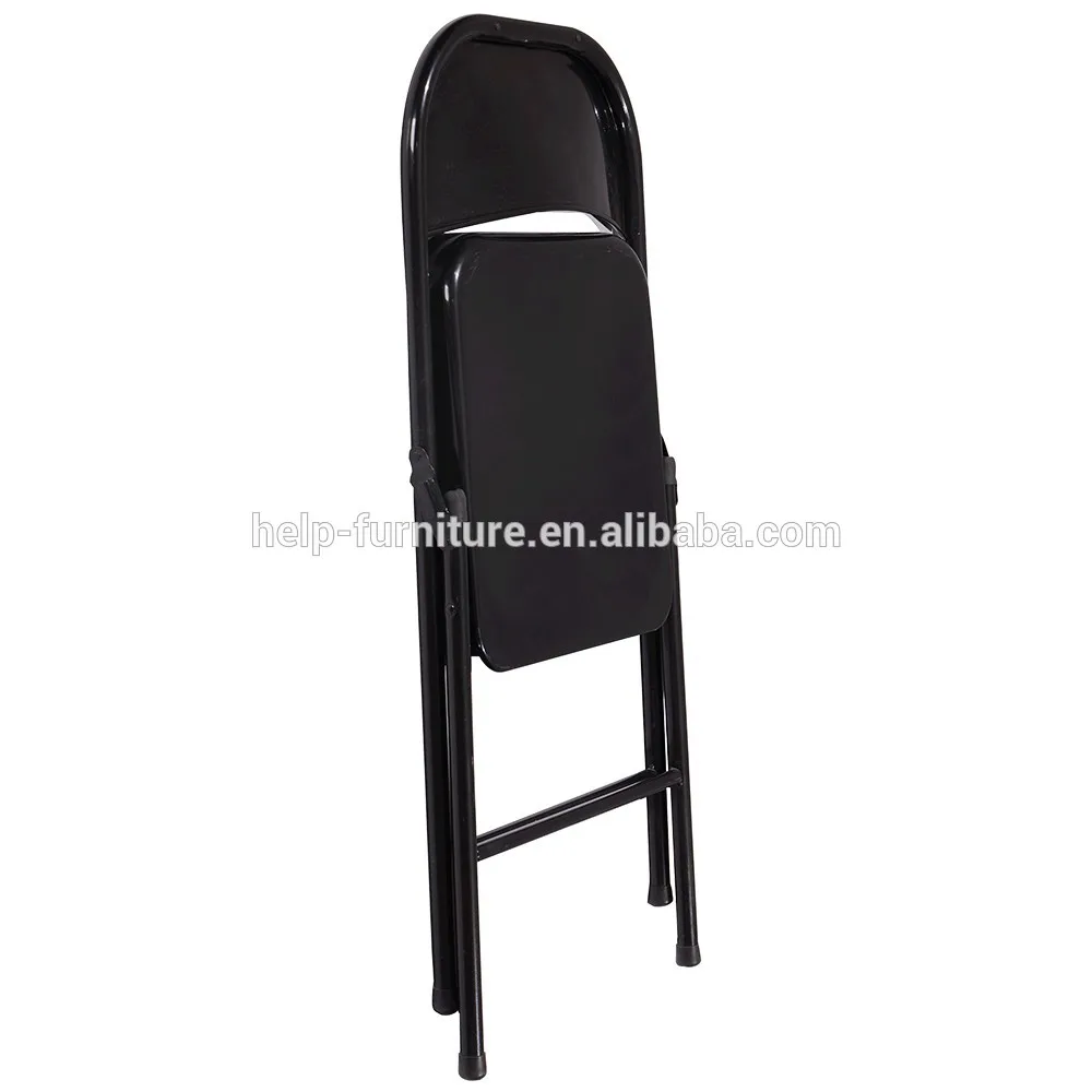 Wholesale option color padded metal folding chair
