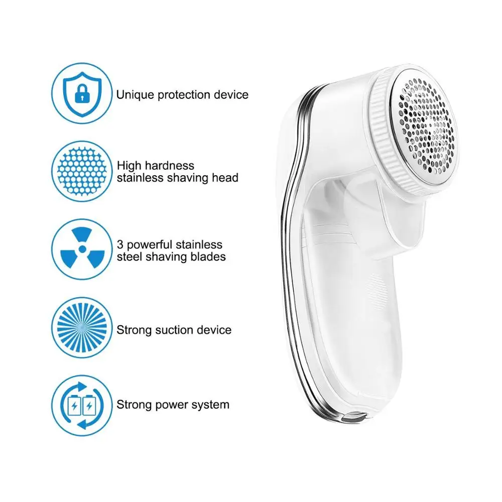 
Lint Remover Fabric Shaver Fluff Bobble Remover for Clothes, Curtain, Sweater, Carpet 