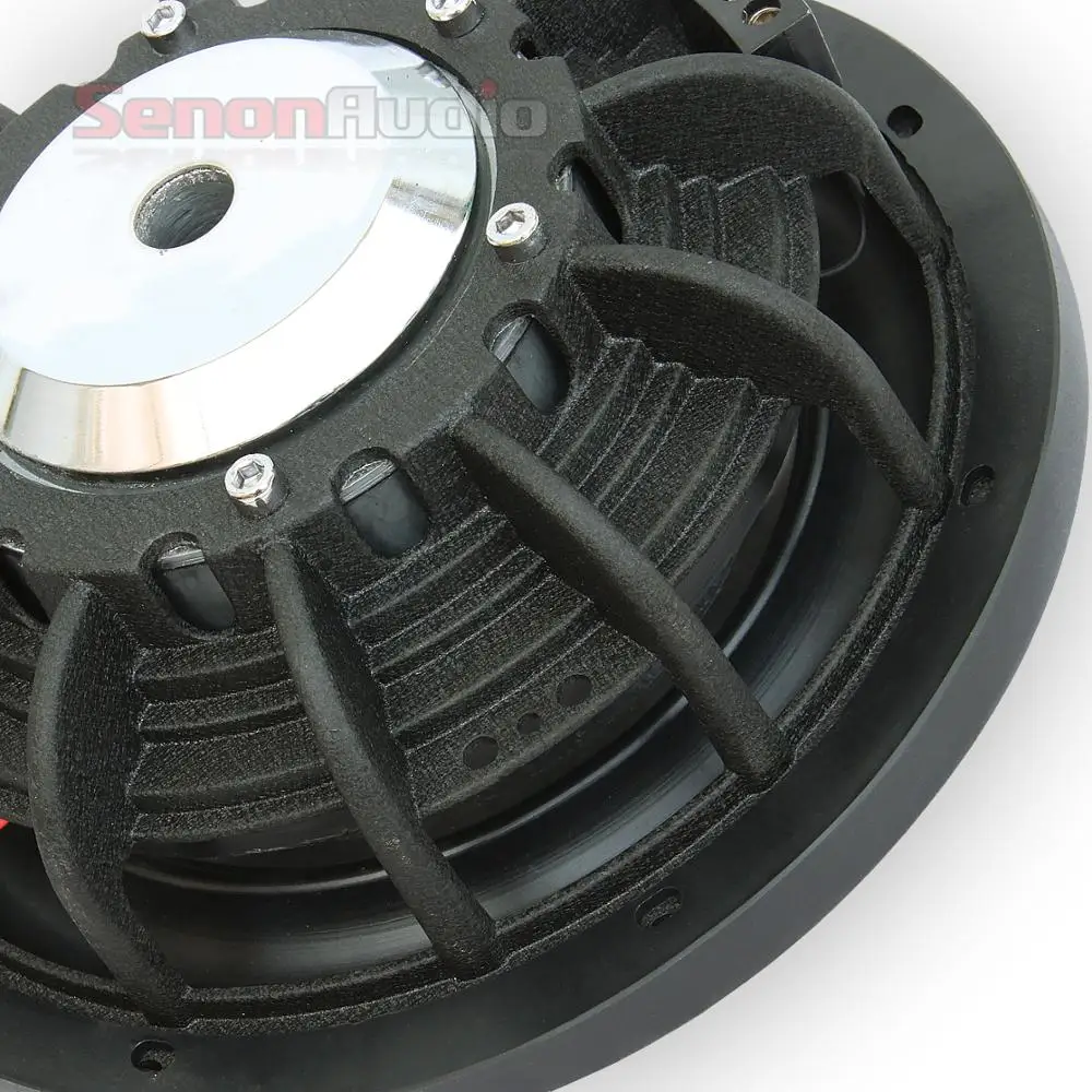 Senon AudioOEM Dual 4 Ohm China Car Slim Subwoofer 10inch DC 12V Cheapest Audio Speaker Aluminum Basket Car Speaker Subwoofer