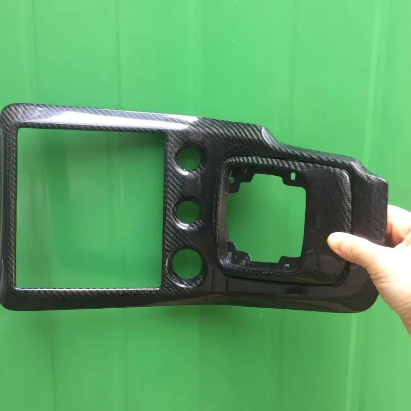 For Silvia S15 RHD Radio & Gear Surround Console Replacement carbon fiber