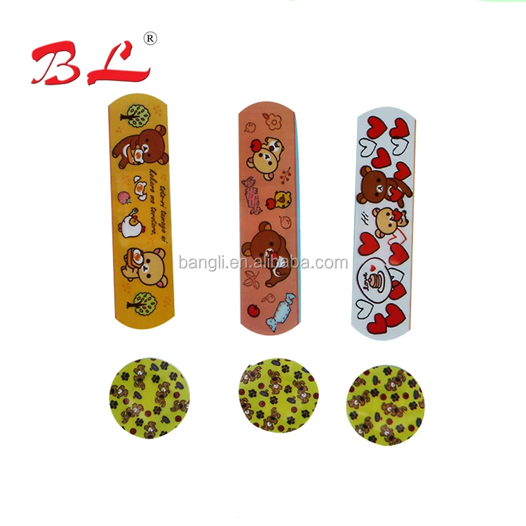 Cute Cartoon Design Plaster Bandage Custom Medical Bandaid Kid