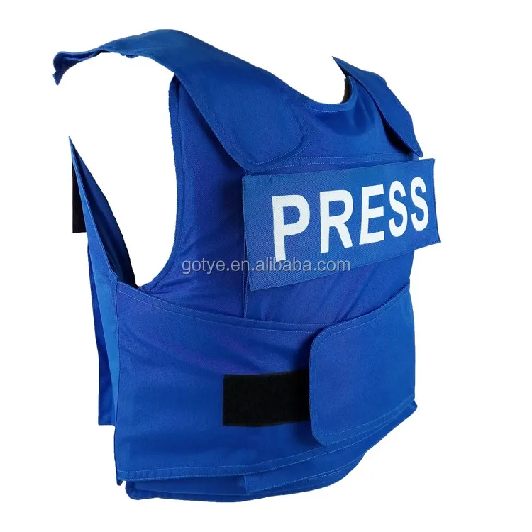 Синий пресс Тактический NIJ IIIA пуленепробиваемый жилет