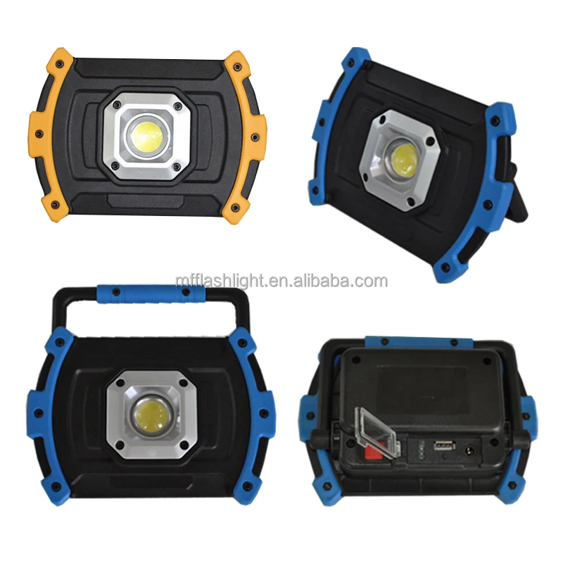 New Portable LED Rechargeable Car Work Light With COB Bulb
