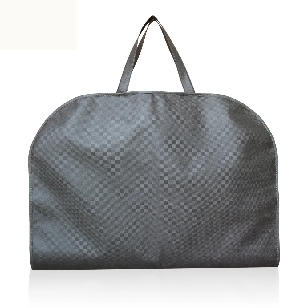wholesale non woven fabric garment bag with pocket