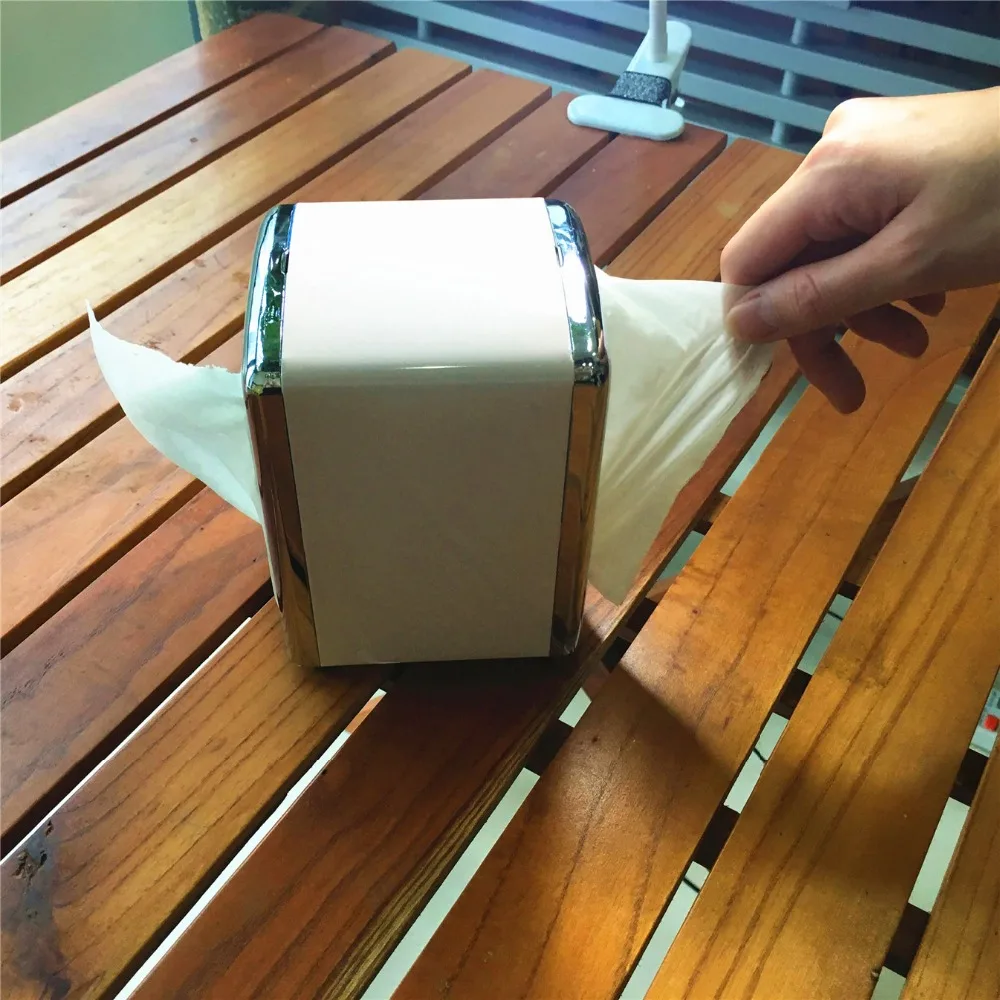 
Hot Selling Antique Wholesale Customized Tissue Box and Manual Holder Napkin Dispenser 
