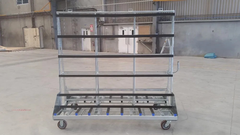 glass rack trolley1