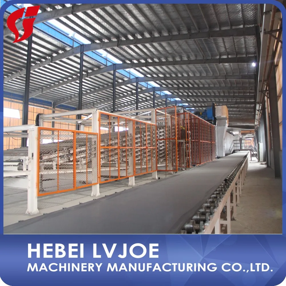 hi-tech gypsum board plant plasterboard production line