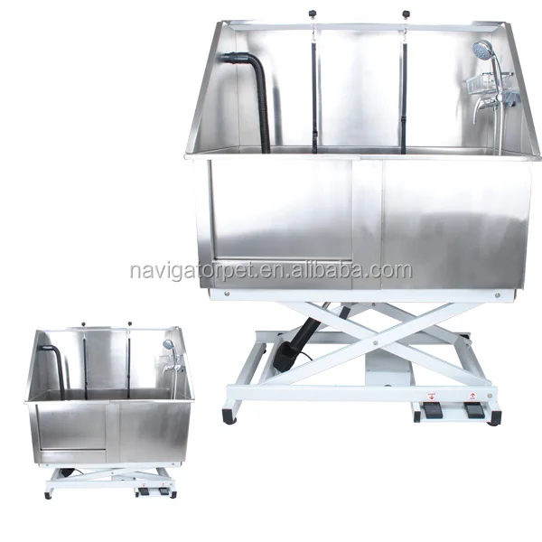 Stainless Steel Electric Lifting Dog BathTub