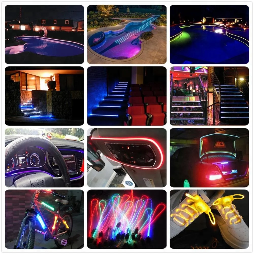 8mm Solid Side Glow Fiber Optic