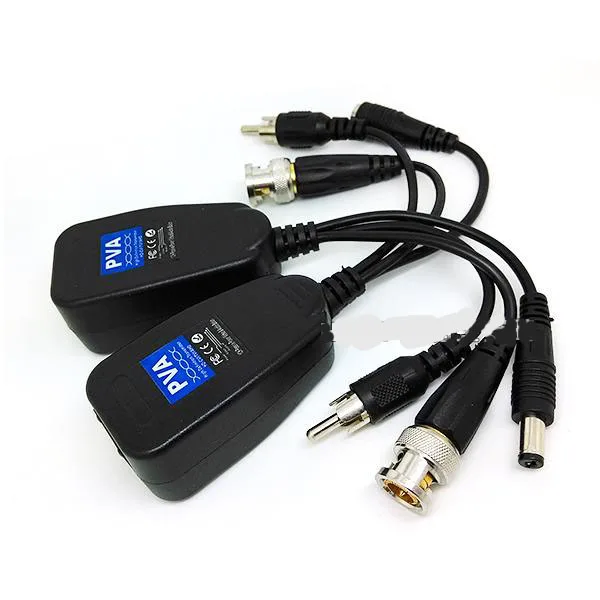 1ch пассивный 720p/1080p CVI TVI AHD HD BNC к RJ45 преобразователь CCTV Video Balun с питанием