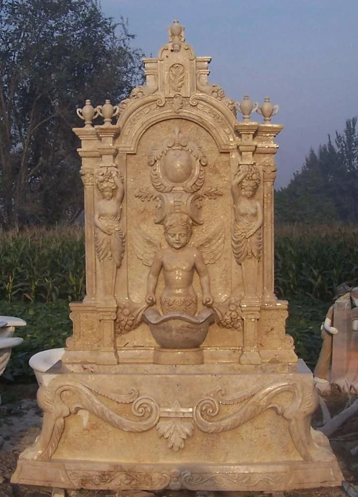 Home Decor Water Fountain outdoor stone fountain waterfall wall fountain