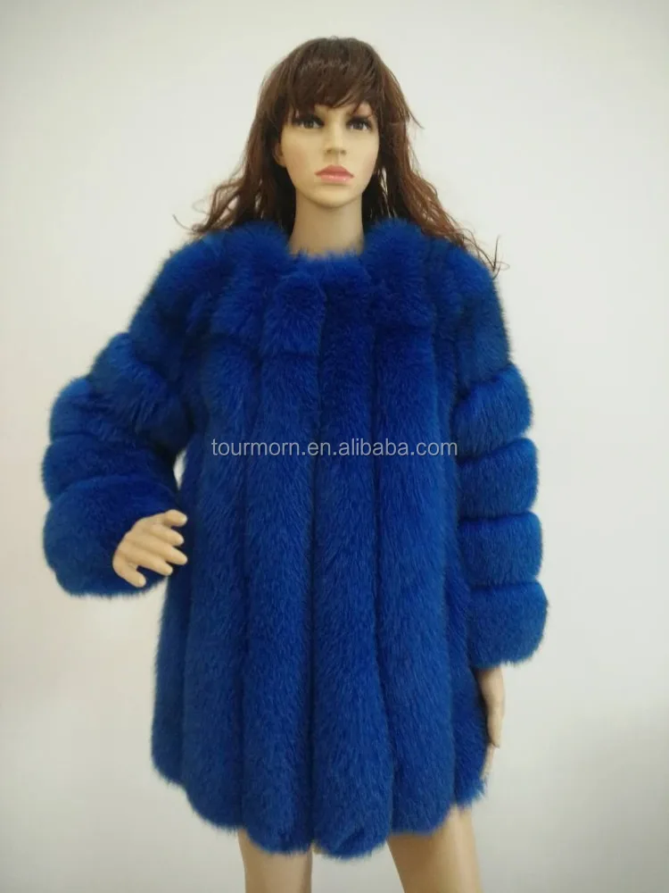 2017 High Quality long section Fox Fur Coat / Winter Coats For Women