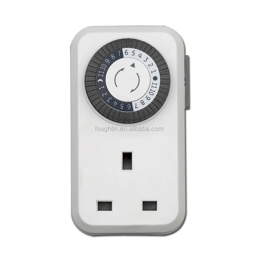 Mechanical timer 24hours timer socket UK plug digital wall clock timer