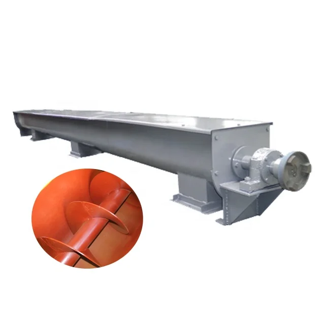 Factory Price Trough Shaped Sand Screw Feeder Spiral Screw Conveyor