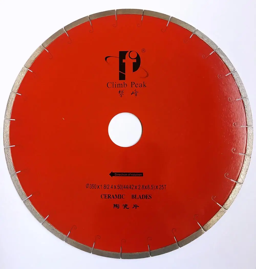 300mm 350mm Diamond Ceramic Porcelain Tile Cutting Saw Blade