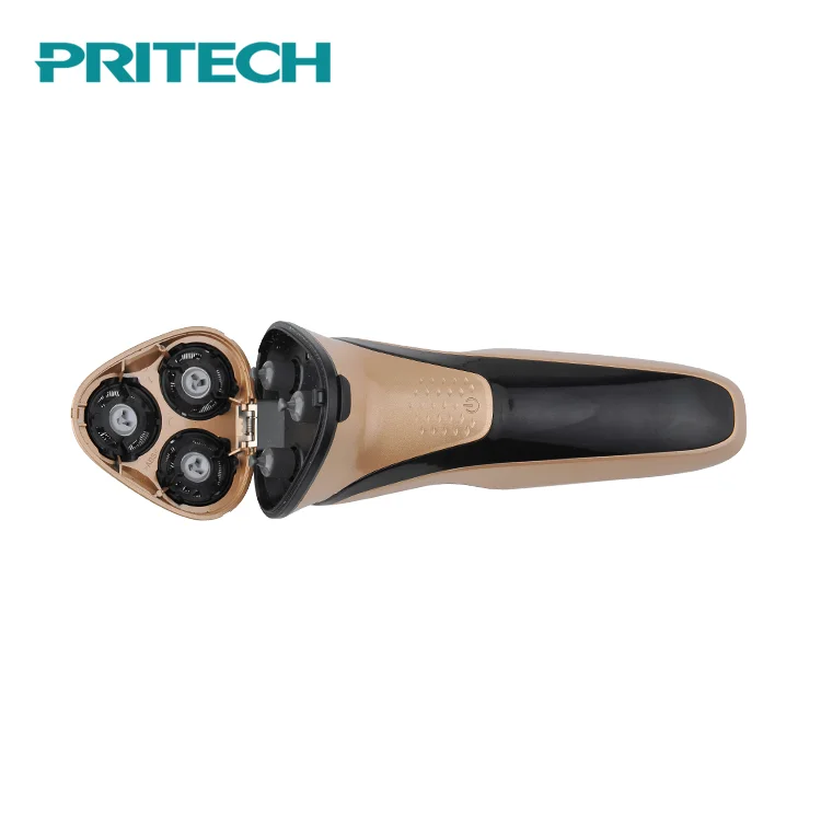 PRITECH IPX7 Full Body Washable Mens 3D Floating Heads Electric Shaver With Logo