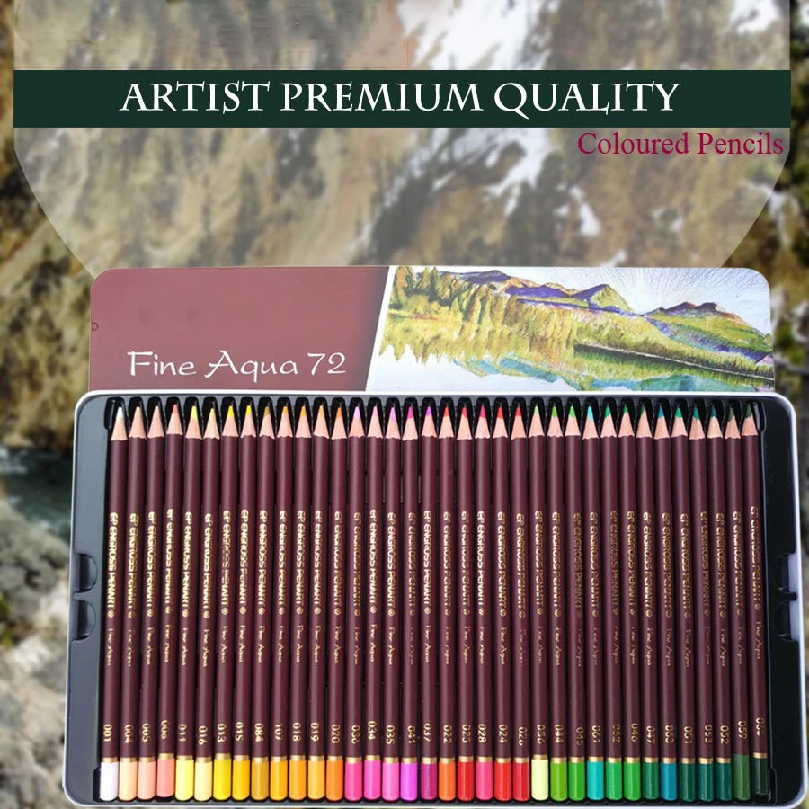 
China Professional 72colors Wooden Colour Pencil Set for Kids 
