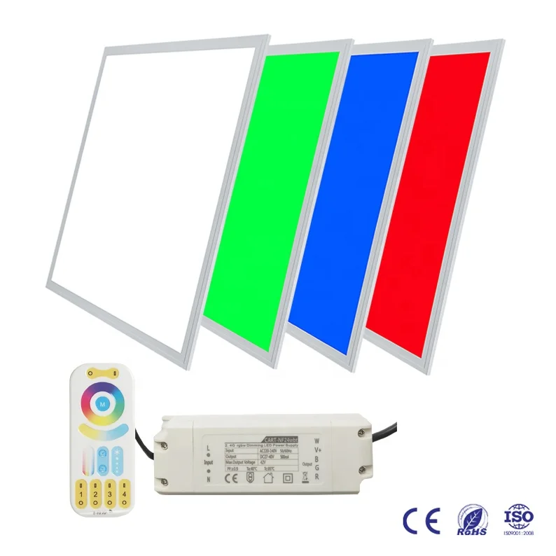 Square Color Changing RGBW led light panel 2x4 RGBW led light panel surface mounted RGBW led light panel