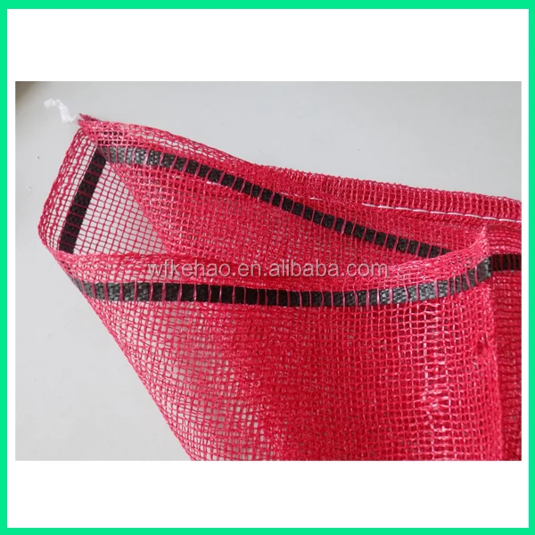 Potato onion packaging poly mesh onion net sack pp leno bag