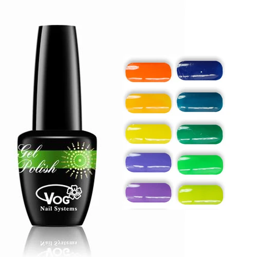 6pcs of VOG Classic Beautiful Package Color Gel Nail polish 15ml 90 colors for choices