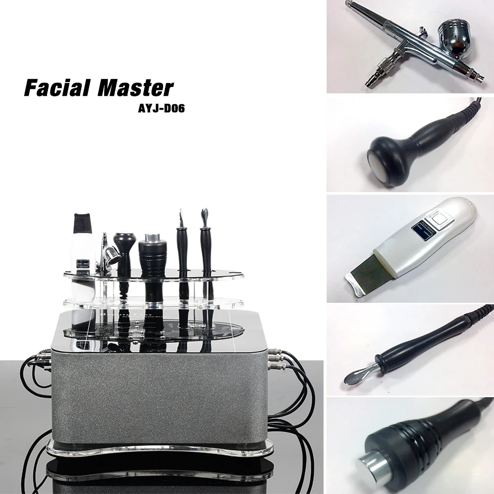 New model Multi-functional beauty equipment rf system/oxygen jet/skin scrubber