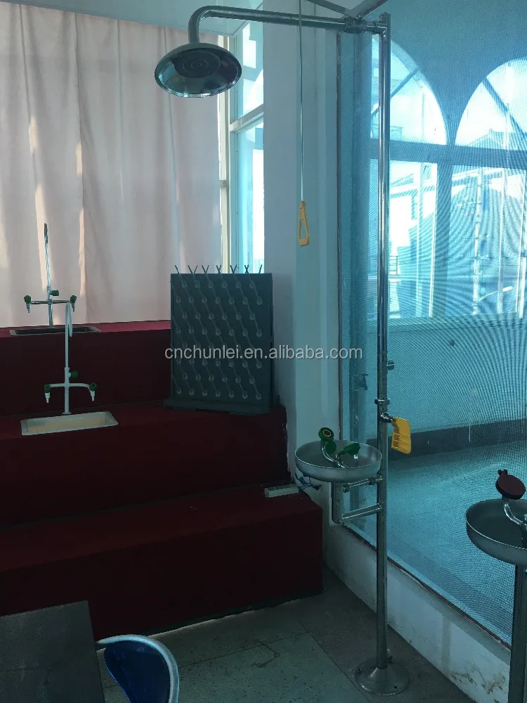 Factory Price Emergency Safety Shower & Eye Washer