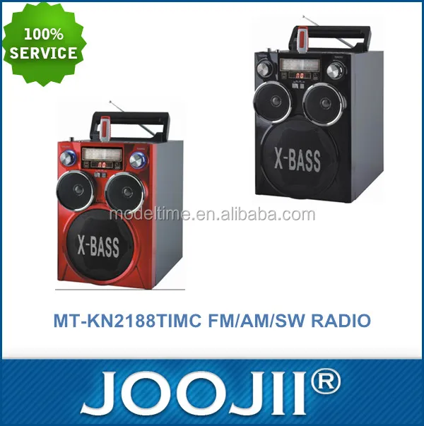 
X-bass AM FM SW 3 Band Radio / Multi Band Radio Receivers / Rechargeable Speaker Radio 