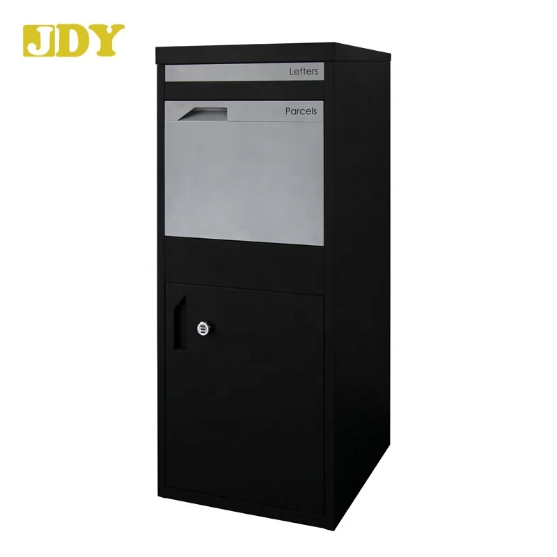Сверхбольшой вход спереди или сзади встраиваемый забор противокражный безопасный курьерский ящик для писем почтовый ящик для посылок доставка писем