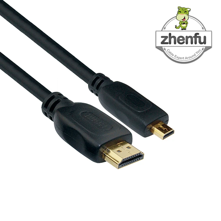 Zhenfu 1FT 2FT 3FT 4FT 5FT HDMI Type A to Micro HDMI Type D Cable for HDTV DV Camera 1080P hdmi cable