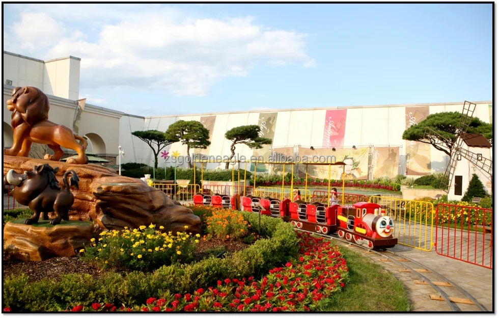 Cartoon train  electric train  amusement train  park rides