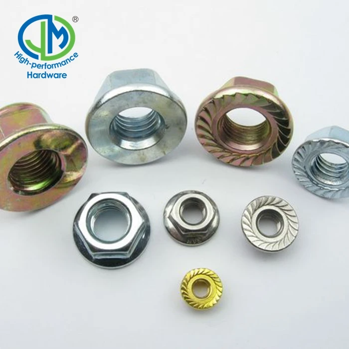 M11 DIN6923 hex flange nut with factory price