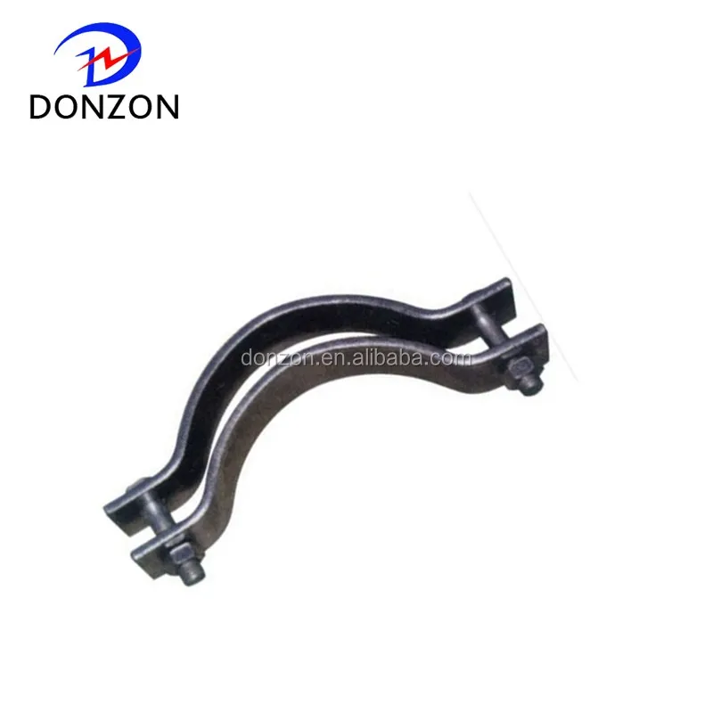 Electric cable fitting Pole clamp single suspension wire hoop