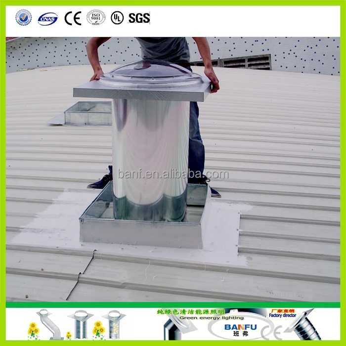 Industrial factory daylighting sun pipe tubular skylights